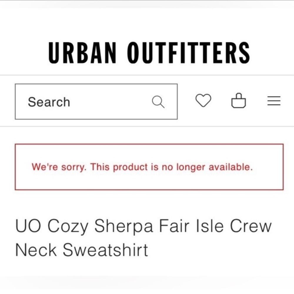 URBAN OUTFITTERS🔹Cozy Sherpa Fair Isle Crewneck Sweatshirt - Picture 15 of 16